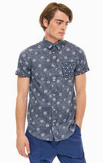 Рубашка из хлопка с цветочным принтом Scotch&Soda