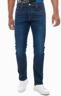 Зауженные джинсы синего цвета Armani Exchange