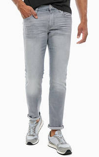 Зауженные джинсы серого цвета Armani Exchange