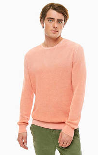 Коралловый джемпер из хлопка Scotch&Soda