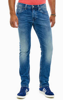 Синие джинсы с заломами Cash Pepe Jeans