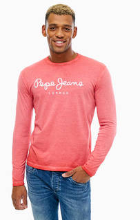 Футболка из хлопка с длинными рукавами Pepe Jeans