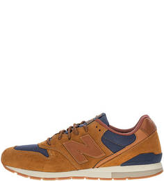 Замшевые кроссовки с текстильными вставками 996 New Balance