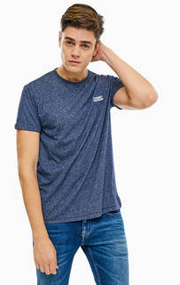 Однотонная хлопковая футболка с логотипом бренда Tommy Jeans