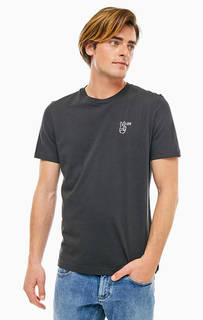 Хлопковая футболка с принтом Lee