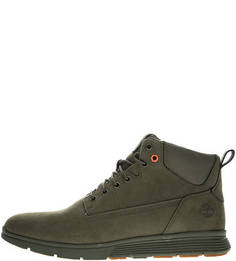 Ботинки цвета хаки из нубука Timberland