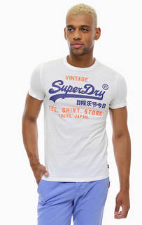 Хлопковая футболка с принтом Superdry