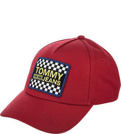 Хлопковая бейсболка с нашивкой Tommy Jeans