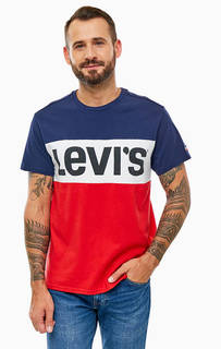 Хлопковая футболка с принтом Levis®