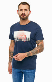 Хлопковая футболка с короткими рукавами Jack & Jones