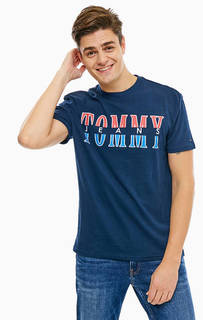 Хлопковая футболка с короткими рукавами Tommy Jeans