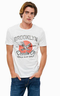 Хлопковая футболка с короткими рукавами Jack & Jones