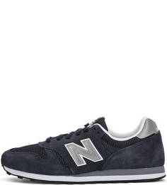 Замшевые кроссовки с текстильными вставками New Balance