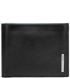 Черное кожаное портмоне Piquadro