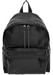 Черный рюкзак из натуральной кожи Eastpak