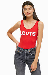 Топ-боди красного цвета с принтом Levis®