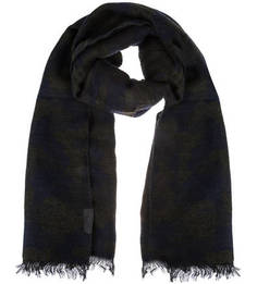 Шарф с камуфляжным принтом Trussardi Jeans