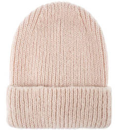 Шапка крупной вязки из хлопка и мохера Canoe