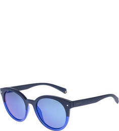 Синие пластиковые солнцезащитные очки Polaroid