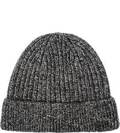 Серая шапка мелкой вязки из хлопка Canoe