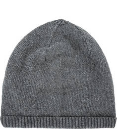 Вязаная серая шапка из хлопка Canoe