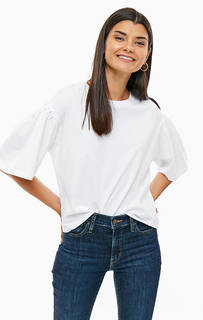 Белая хлопковая футболка оверсайз Levis®