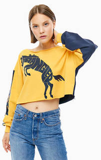 Хлопковый свитшот с принтом Wrangler