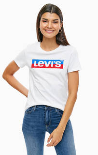Хлопковая футболка с ярким принтом Levis®
