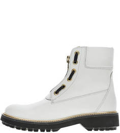 Высокие ботинки из натуральной кожи Geox