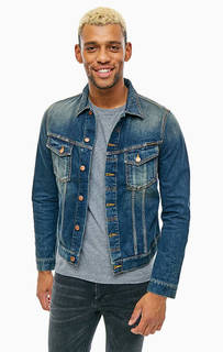 Джинсовая куртка с карманами Nudie Jeans