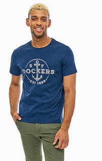 Хлопковая футболка с короткими рукавами Dockers