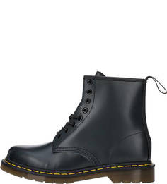 Высокие кожаные ботинки синего цвета Dr. Martens