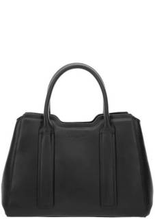 Кожаная сумка черного цвета Lancaster