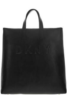 Черная сумка с одним отделом Dkny