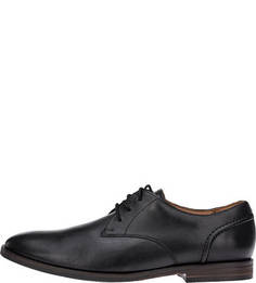 Черные кожаные туфли Glide Lace Clarks