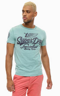 Хлопковая футболка с принтом Superdry