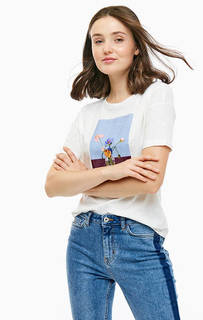 Хлопковая футболка с нашивкой Tom Tailor Denim