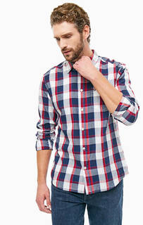 Приталенная хлопковая рубашка в клетку Wrangler