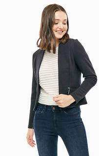 Трикотажный жакет с декоративными молниями Tom Tailor Denim