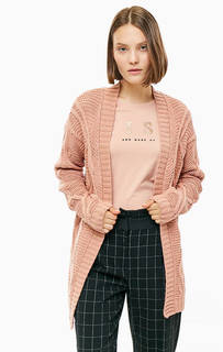 Длинный кардиган кораллового цвета Vero Moda