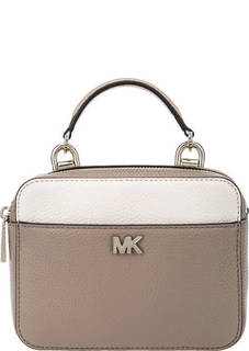Кожаная сумка с широким плечевым ремнем Mott Mini Michael Michael Kors
