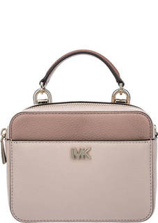 Кожаная сумка с широким плечевым ремнем Mott Mini Michael Michael Kors