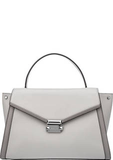 Кожаная сумка с откидным клапаном Whitney Michael Michael Kors
