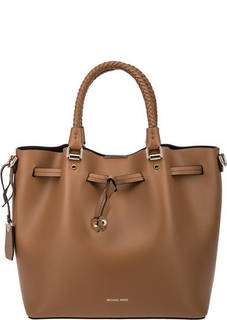 Кожаная сумка с плетеными ручками Blakely Michael Michael Kors