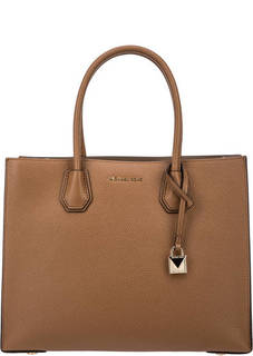 Кожаная сумка с двумя отделами Mercer Michael Michael Kors
