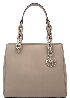 Бежевая сумка из сафьяновой кожи Cynthia Michael Michael Kors