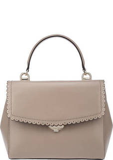 Сумка из гладкой кожи с откидным клапаном Ava Michael Michael Kors