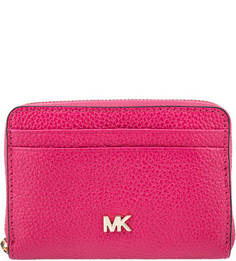 Кожаная визитница на молнии Money Pieces Michael Michael Kors