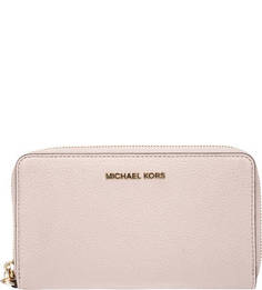 Кожаный кошелек с отделением для смартфона Michael Michael Kors