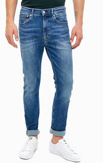 Синие джинсы скинни с низкой посадкой CKJ 016 Calvin Klein Jeans